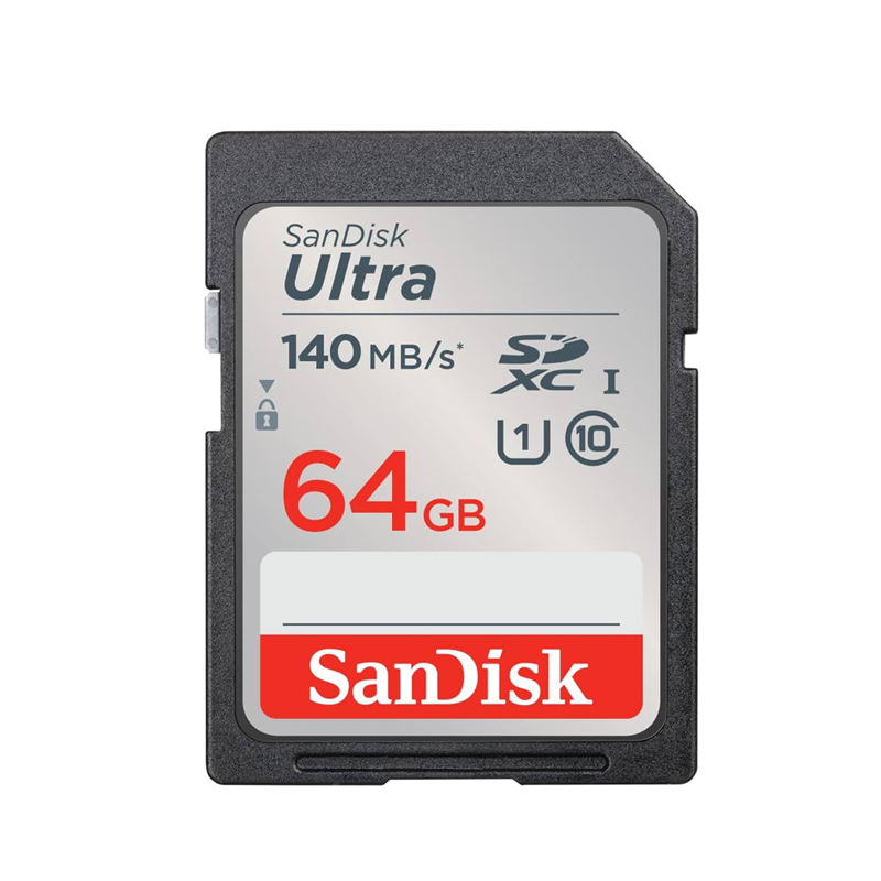 Thẻ nhớ Máy Ảnh SDXC SanDisk Ultra 64GB U1 140MB/s (Xám) Nhất Tín Computer
