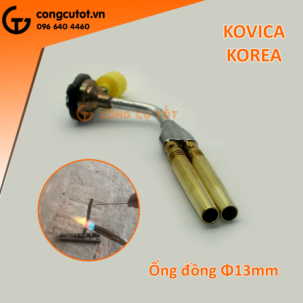 Đèn khò ga đôi Hàn Quốc Kovica KT-2108