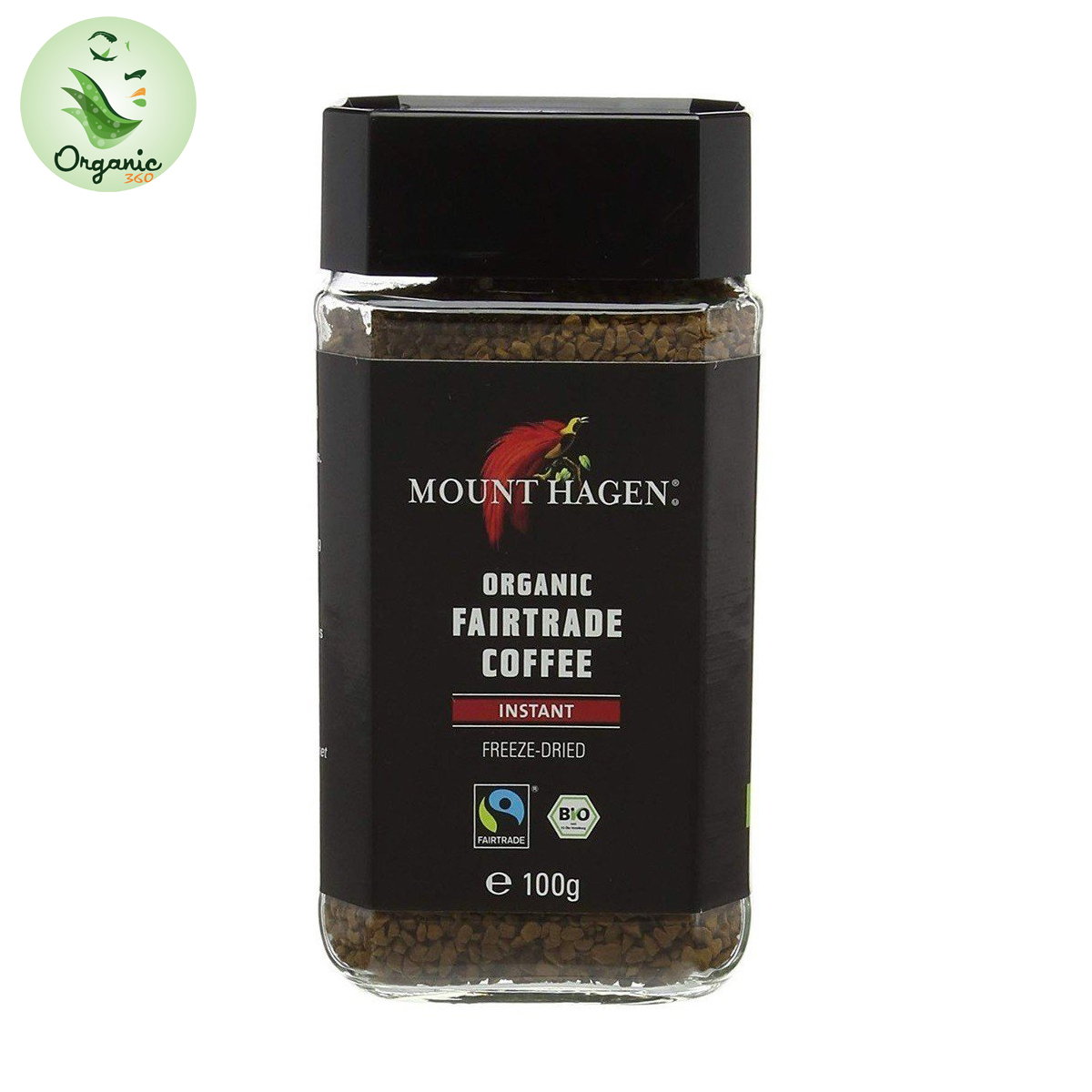 Mount Hagen - Natur Green - Cafe Plus Organic Instant Coffee 100g