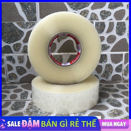 [HCM]900g Băng keo trong/vàng 500Y hàng xịn