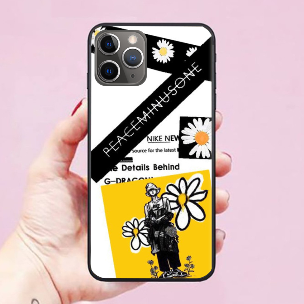 Ốp lưng điện thoại iphone 12 pro max/ 12 pro / 12 / 11 pro max /11 pro / 11 / xs max / xr / x / 7 plus bst hoa cúc