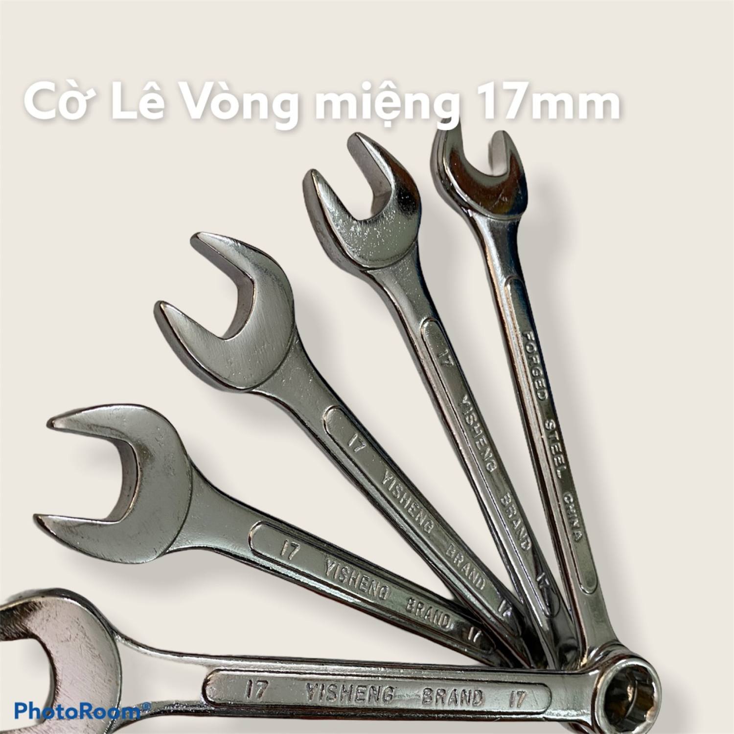 Cờ lê vòng miệng 17 mm 2 đầu