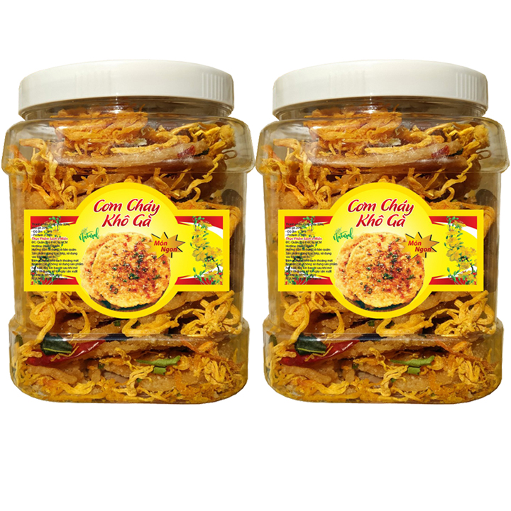 [HCM]CƠM CHÁY LẮC KHÔ GÀ HIỆU TPS - 1KG (MÓN ĂN VẶT)