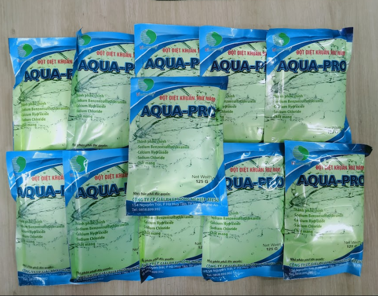 Aqua-Pro Bột diệt khuẩn trừ nấm an toàn hiệu quả (gói 125g)