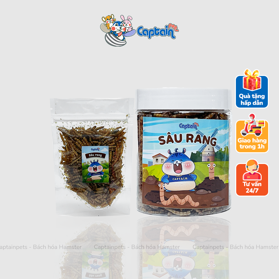 [FREESHIP MAX] Sâu rang vỗ béo cho Hamster - Bách hóa Hamster