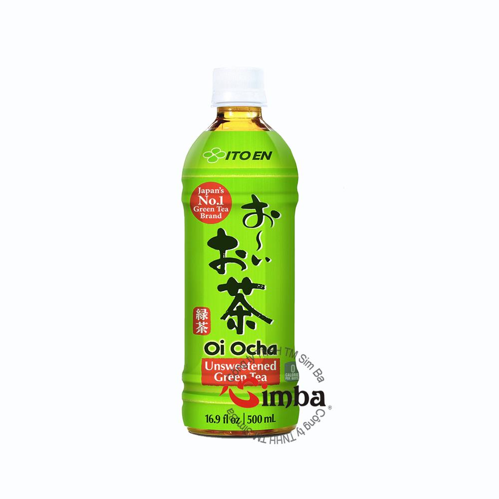 Nước uống trà xanh Oi Ocha Green Tea (ITOEN) 500ml đóng chai