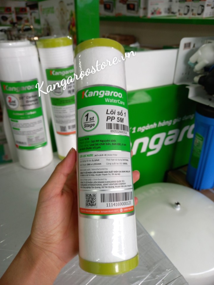 Bộ lõi lọc nước số 123 Kangaroo