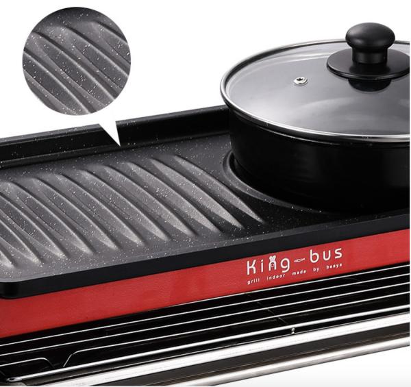 IT Smart - Bếp nướng điện 2 tầng và lẩu 1850W (đạt chuẩn CE)