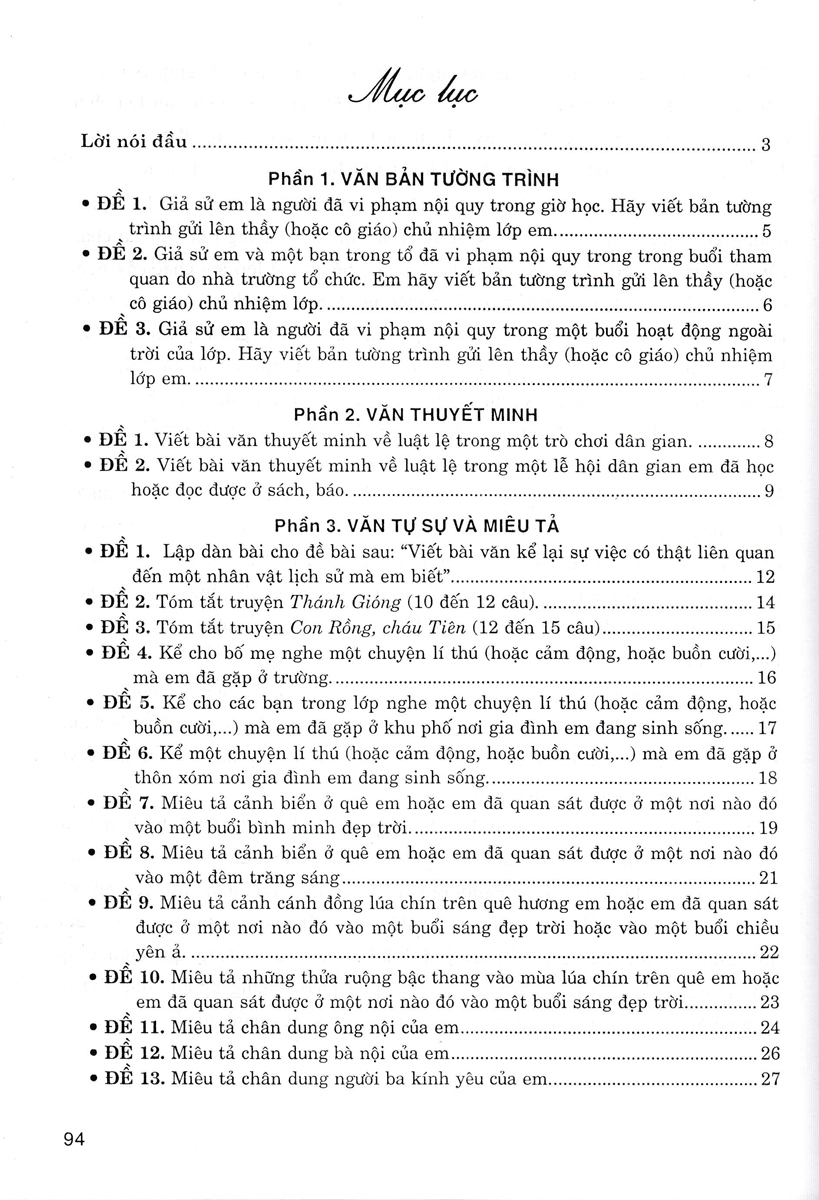 Những Đoạn & Bài Văn Hay Lớp 7 (Theo Chương Trình GDPT Mới)