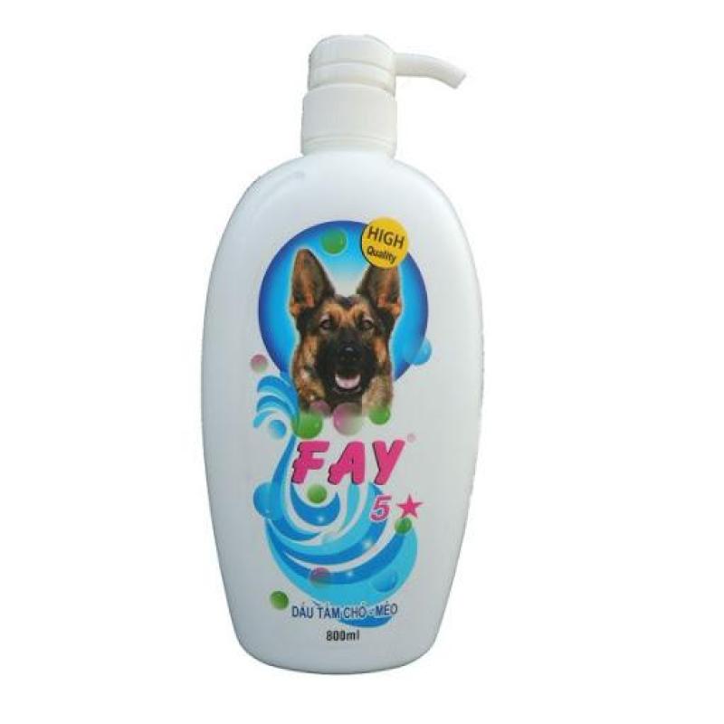 SỮA TẮM TRỊ VE FAY 5*800ML- CỰC THƠM MƯỢT LÔNG - (SỮA TẮM FAY 5 SAO CHÓ MÈO 5 TÍNH NĂNG )