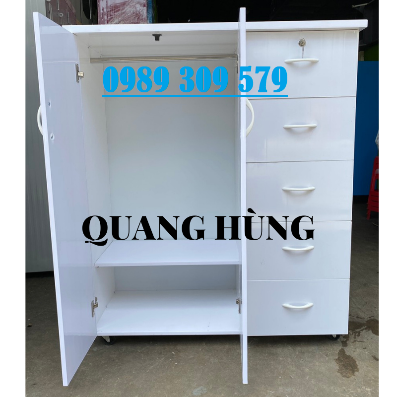 Tủ nhựa đài loan 2 cánh 5 hộc cao cấp hcm