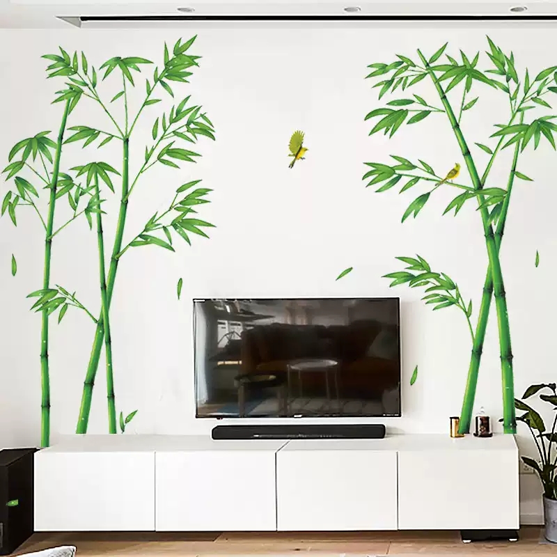 Decal dán tường: Cành trúc xinh GS227