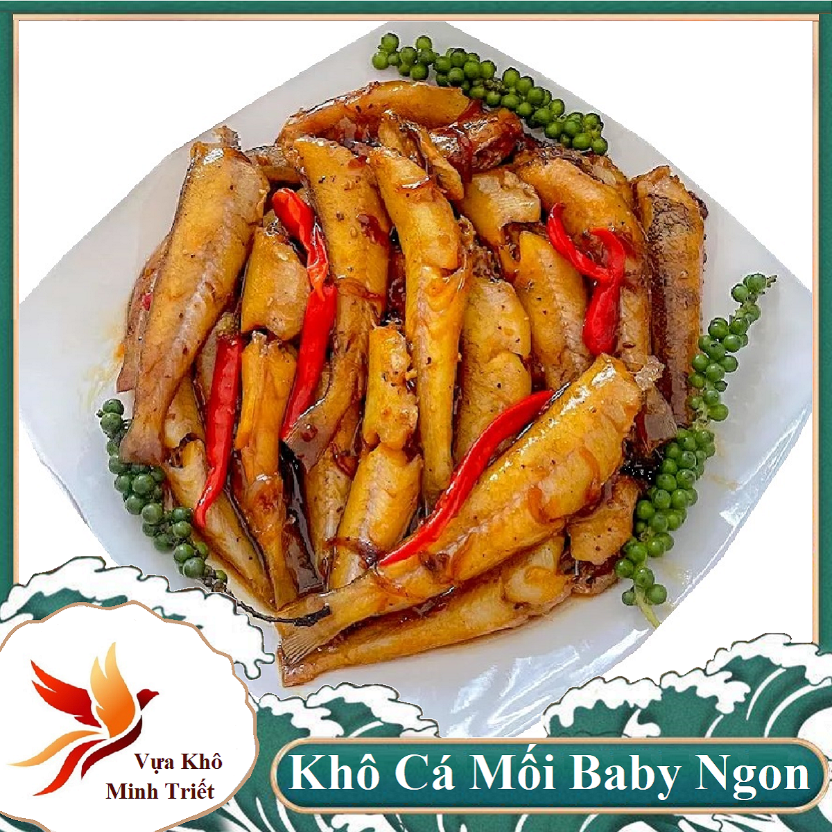 Khô cá mối baby 1kg vựa khô minh triết khô cá mối nhí, sạch, ngon ,rẻ, bổ, thực phẩm ngon bổ
