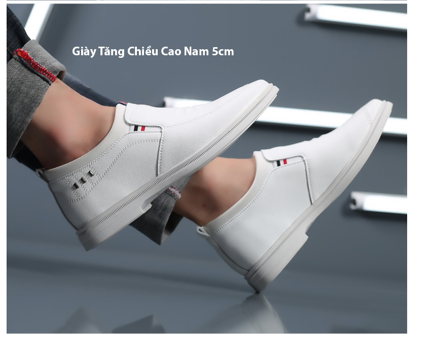 [HCM]GIÀY TĂNG CHIỀU CAO NAM 5CM TT201