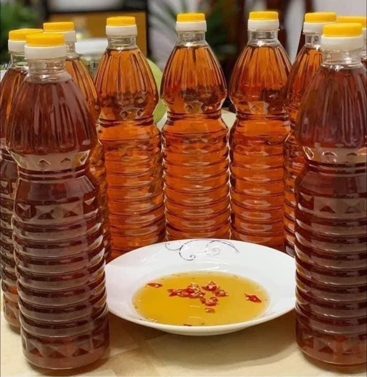 Combo 2 chai nước mắm nhỉ bình định - nước mắm cá cơm truyền thống bình định 450ml