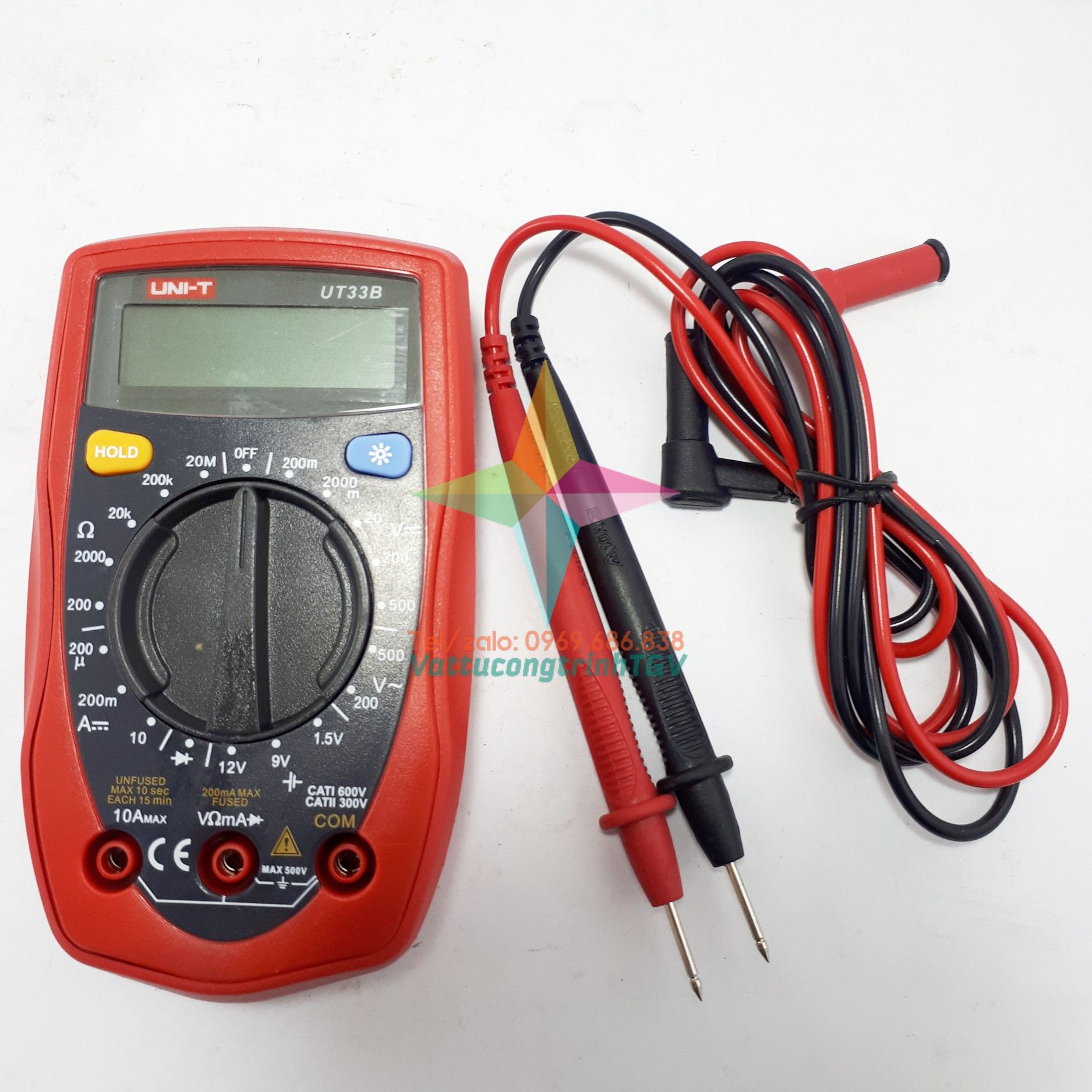 Đồng Hồ Đo Điện Vạn Năng UNI-T Model UT33B - Độ Chính Xác Cao