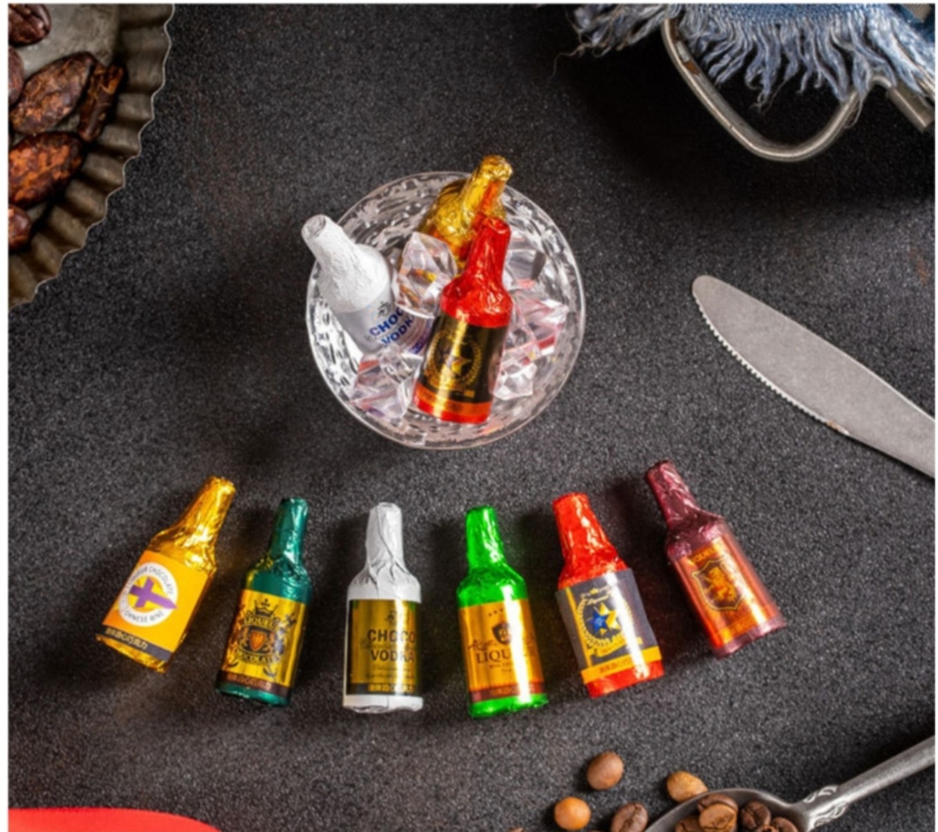 Socola nhân rươu Keenlo Set 6 chai