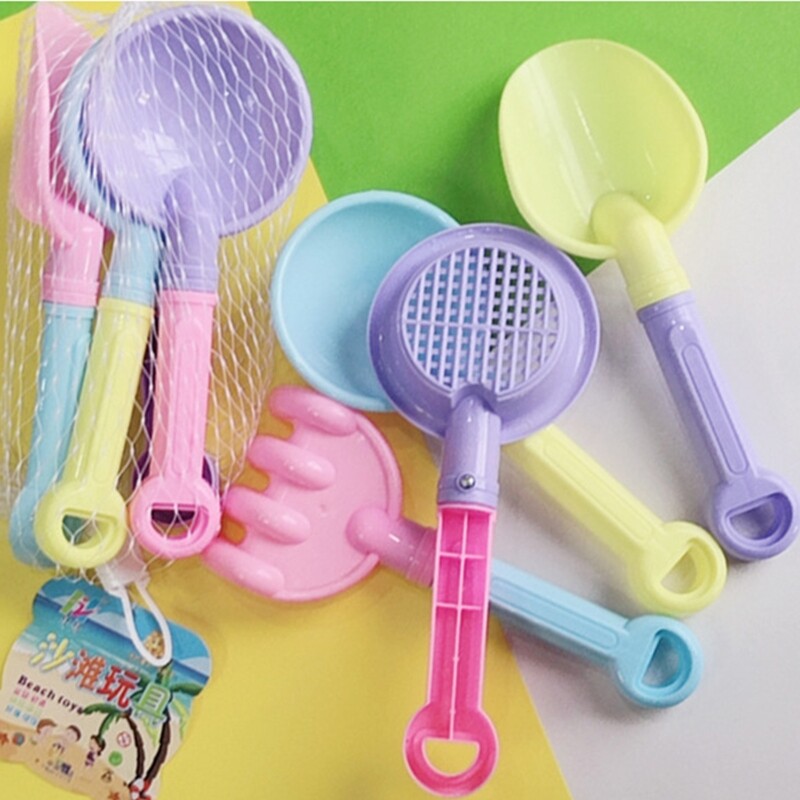 Combo 4 món đồ chơi xúc cát, bộ đồ chơi cào cát cho bé