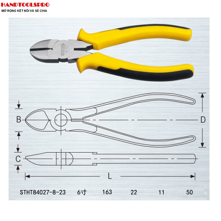6” Kìm cắt Stanley 84-027 (STHT84027-8)