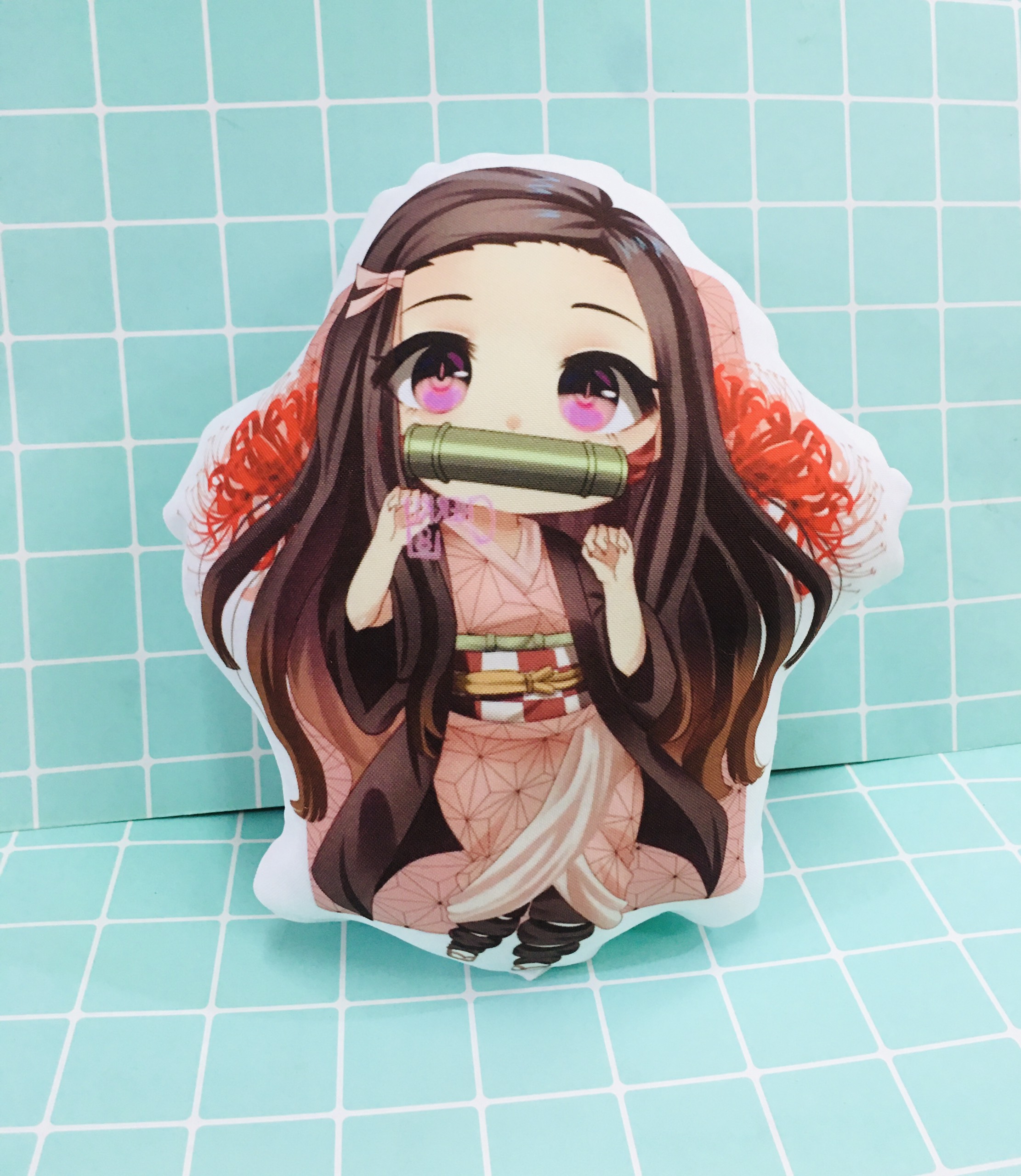 Gấu bông in 2 mặt Kimetsu no Yaiba ANIME MANGA nhiều mẫu