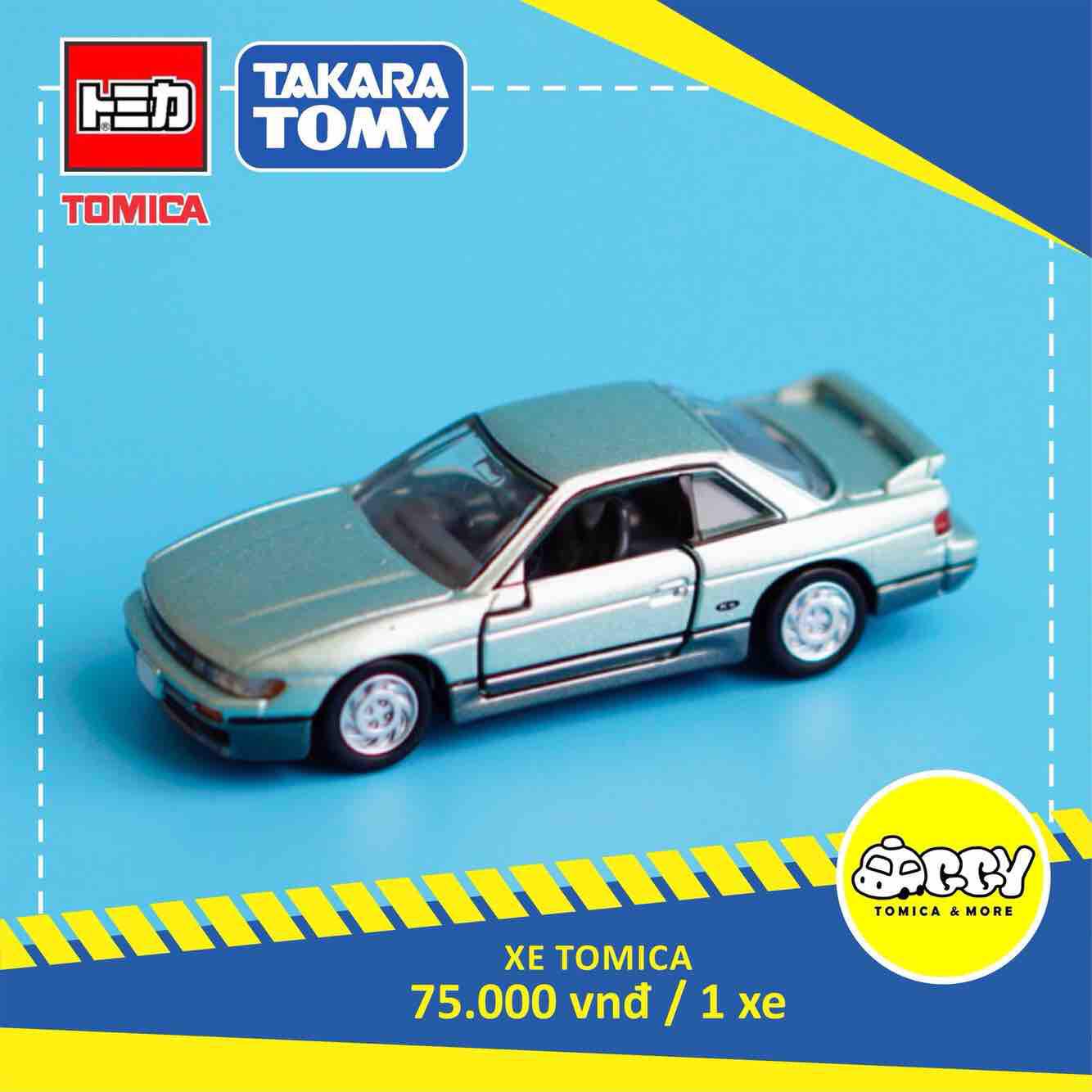 [HCM]Xe mô hình Tomica Premium 08 Silvia