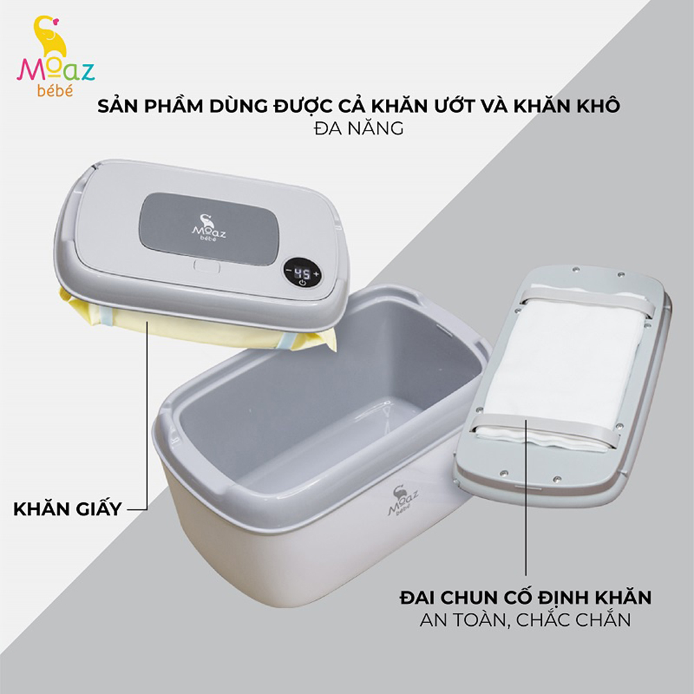 Máy làm ấm khăn ướt cho bé Moaz Bé Bé MB-008