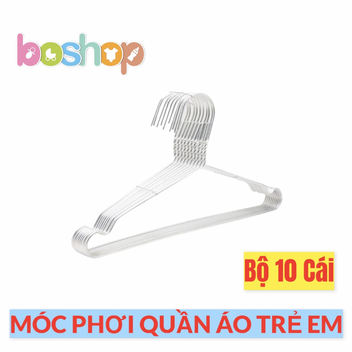 30 Móc Phơi Quần Áo Trẻ Em Không Rỉ