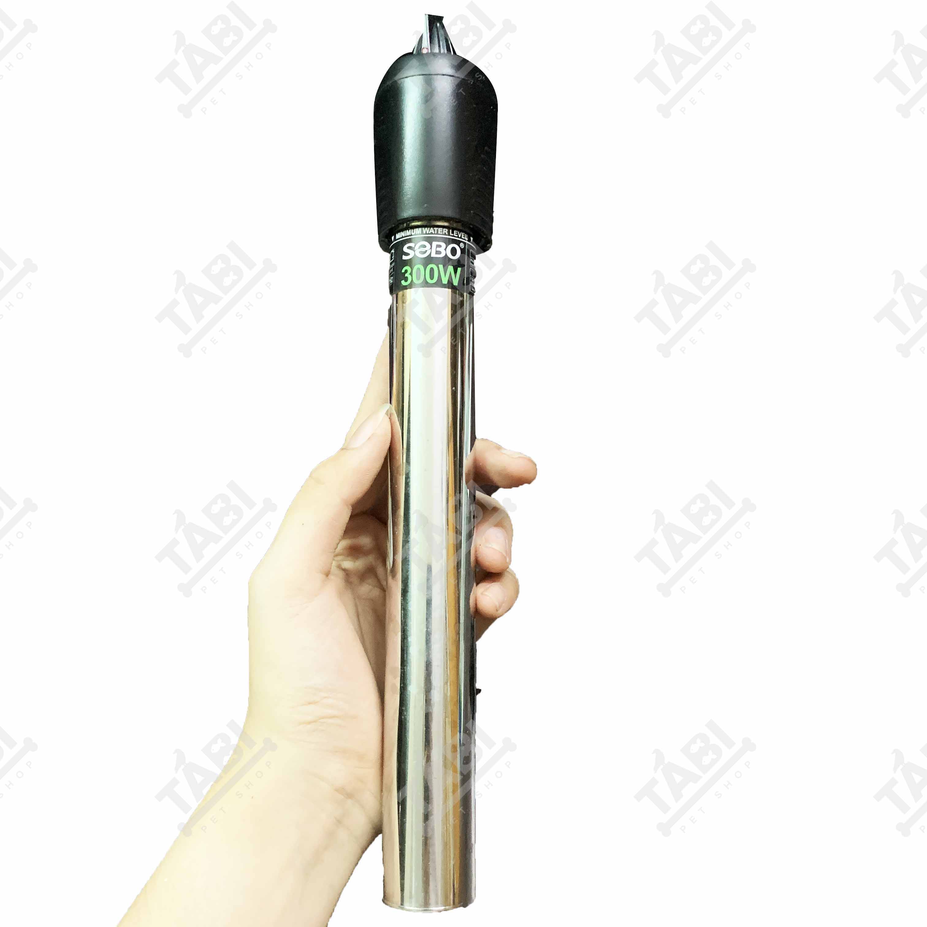 Sưởi INOX Sobo 300W - Sưởi INOX HJ300 Cho Hồ Cá Dĩa Rồng La Hán...