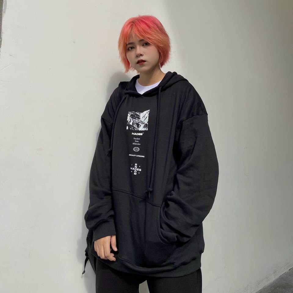 Áo Hoodie Hades Form Rộng Nón Lớn Chất Nỉ Dầy Dặn in Hình 3D Siêu Ngầu, Mẫu Mới Hot Teen. AT
