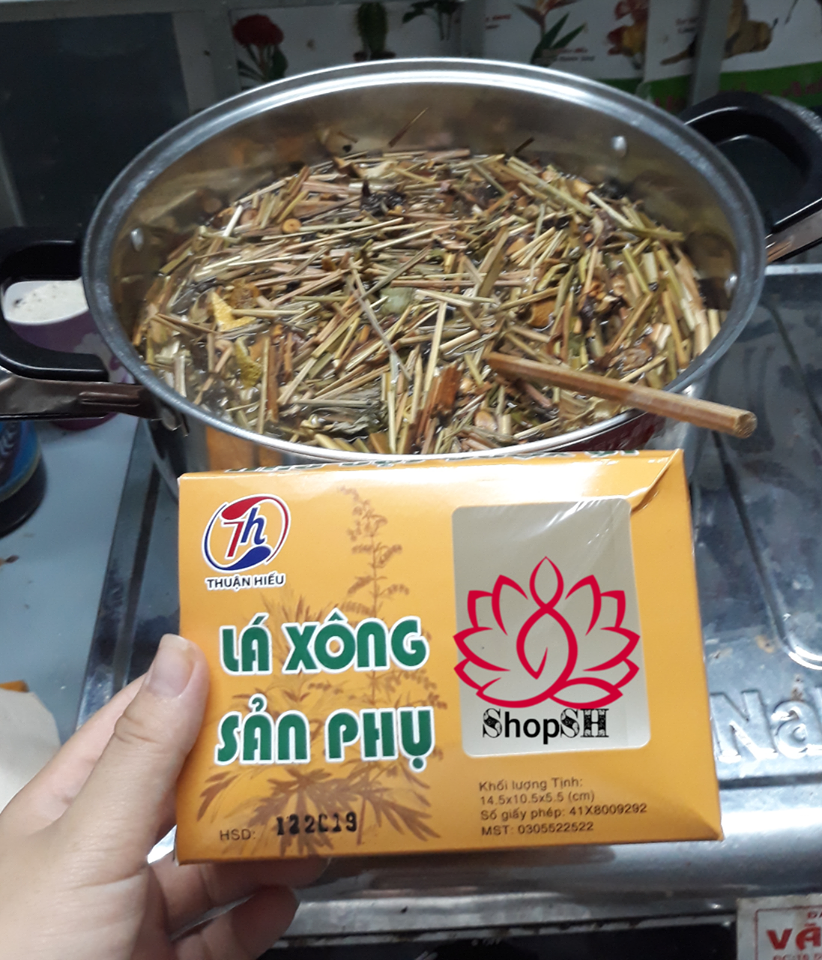 [HCM]Lá xông sản phụ Thuận Hiếu - combo 10 hộp