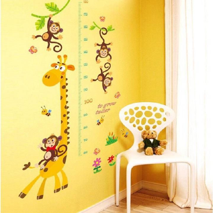 [HCM]Decal đo chiều cao cho bé