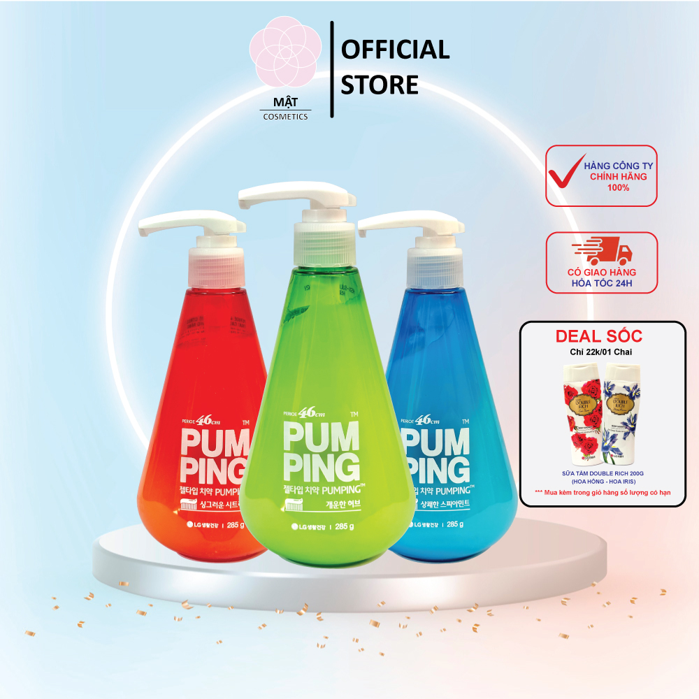 Kem Đánh Răng Perioe PumPing Hàn Quốc 285g