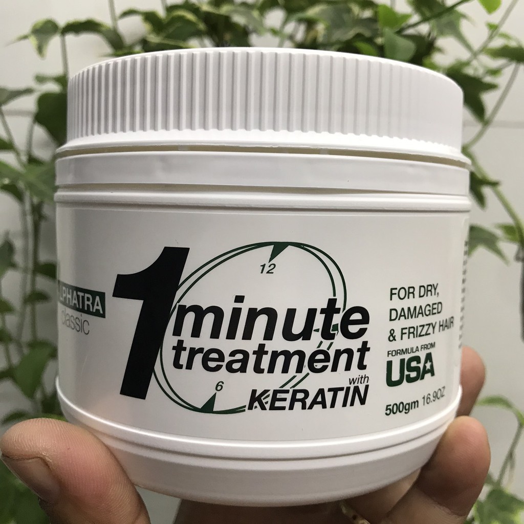 Kem ủ 1 phút One Minute Treatment Alphatra ( Usa) 500ml ( New 2026 )
