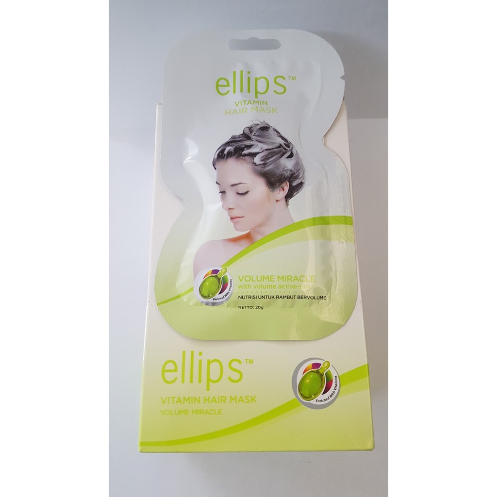 Ellips ủ tóc 20G tóc bồng (Ellips hair mask 20G Volume miracle)
