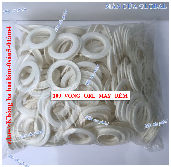 Khoen ore may rèm màn cửa (100 bộ/1 gói-bịch)