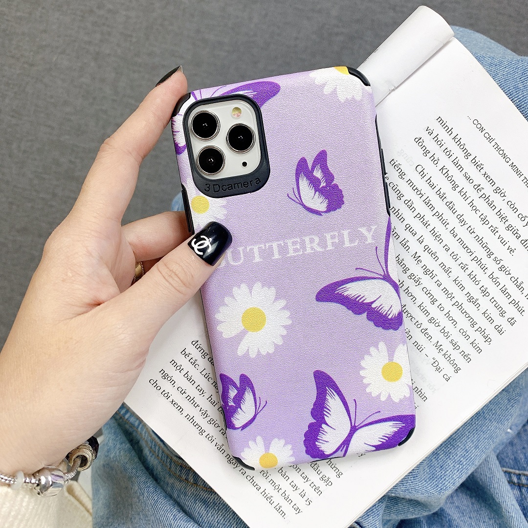 Ốp Lưng Da IMD Butterfly