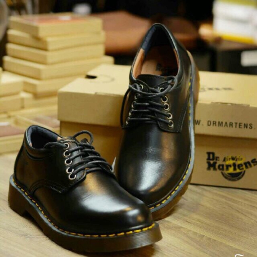 Giày Da Dr Martens Da Bò Đế Kếp