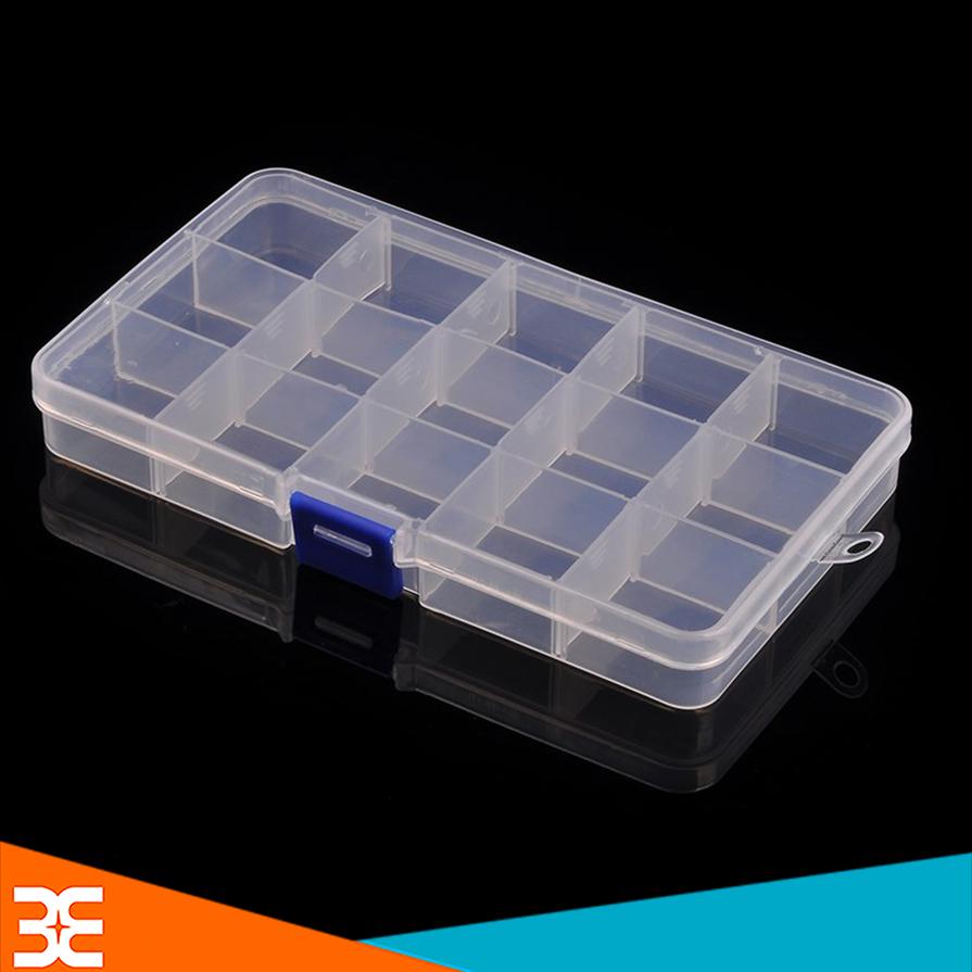 Hộp Đựng Linh Kiện, Trang Sức 15 Ngăn Tiện Dụng