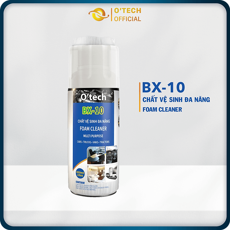 Bx-10 chất vệ sinh đa năng o’tech multi-purpose foam cleaner