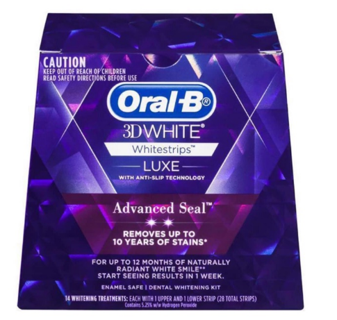 Oralb 3D White Whitestrips Teeth Whitening Strips (1 Box of 14 Pairs)