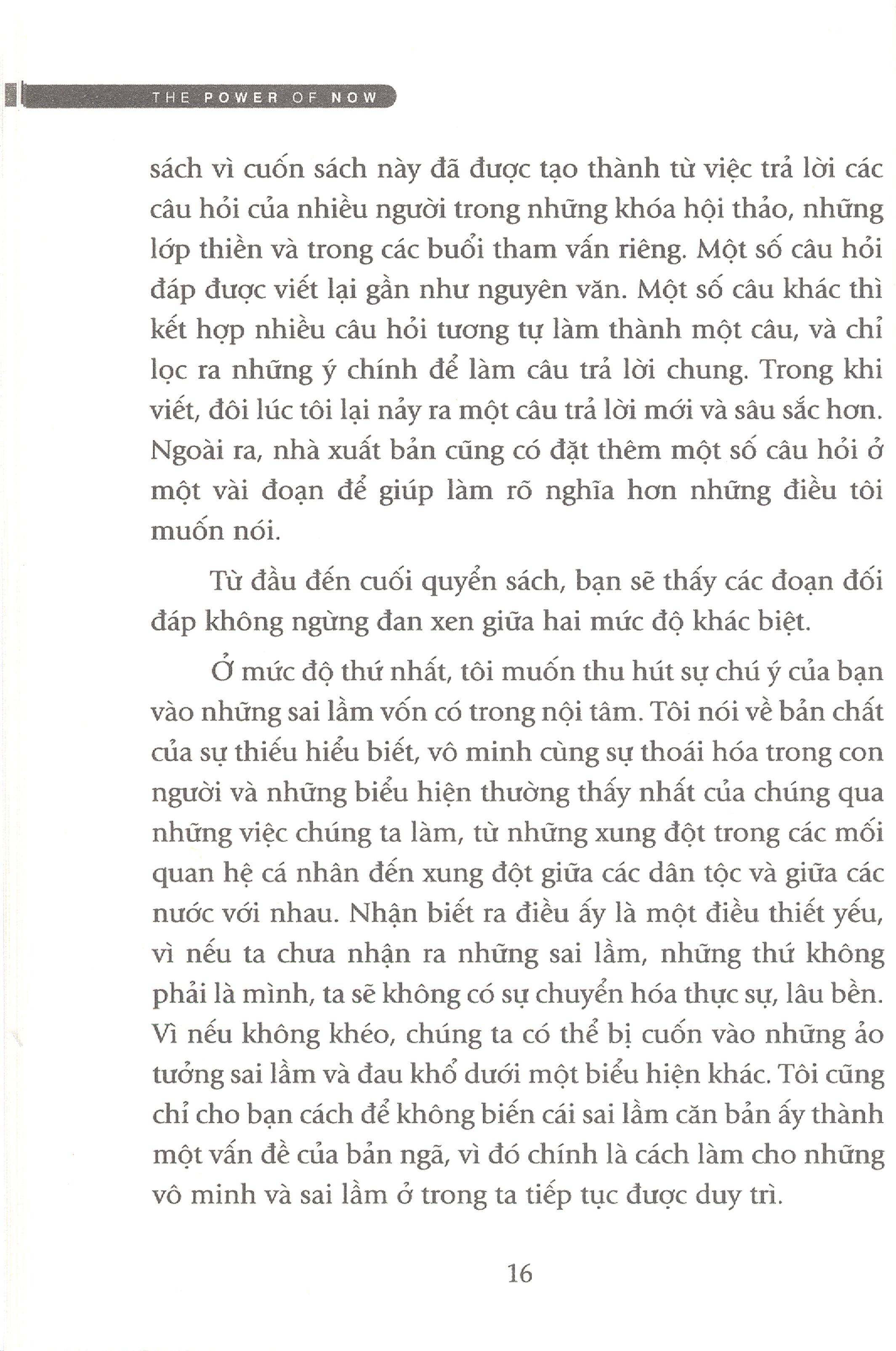 Sức Mạnh Của Hiện Tại