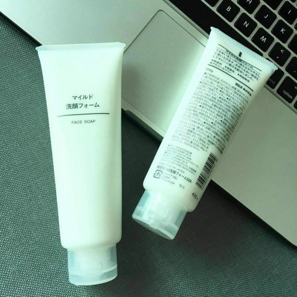 Sữa Rửa Mặt Muji Face Soap Srub 120G - Nhật Bản