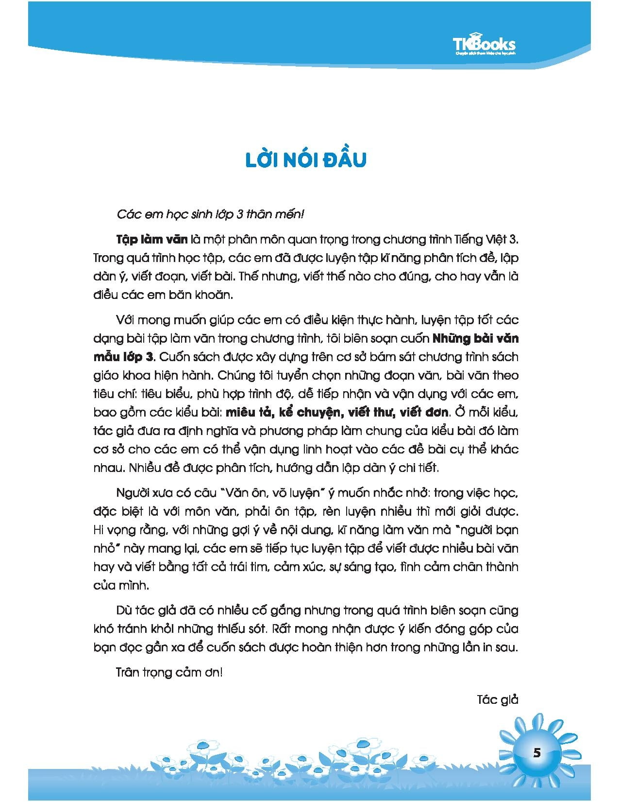 Fahasa - Những Bài Văn Mẫu Lớp 3