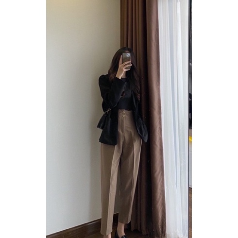 Quần Baggy cạp liền 2 khuy siêu hot
