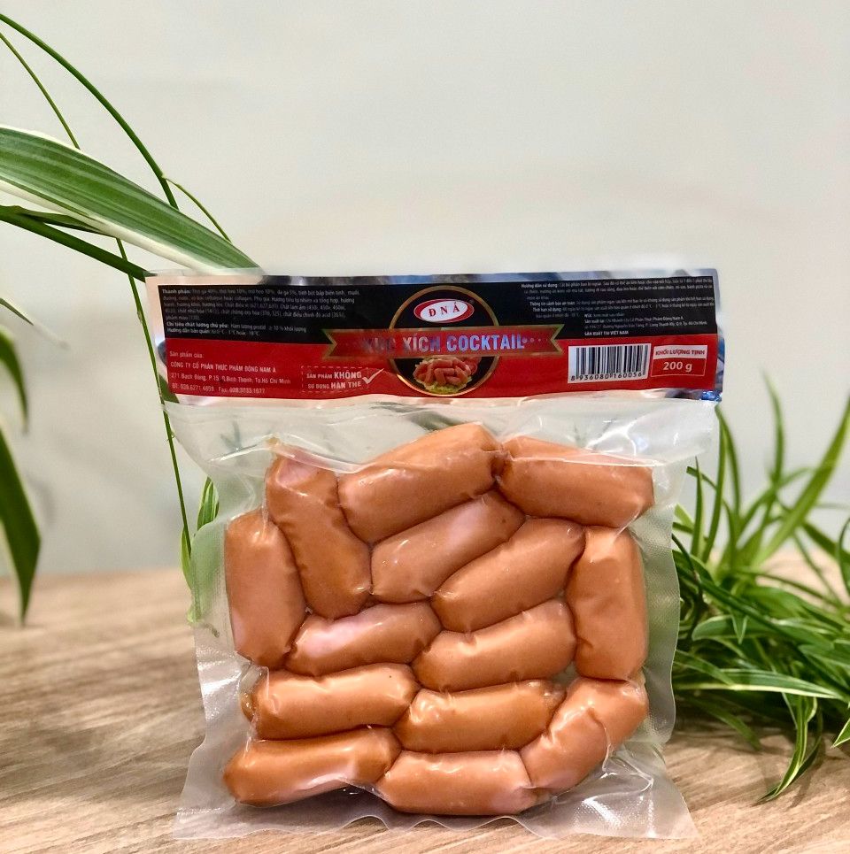 1Kg Xúc Xích Cocktail DNA( gồm 2 gói 500g)