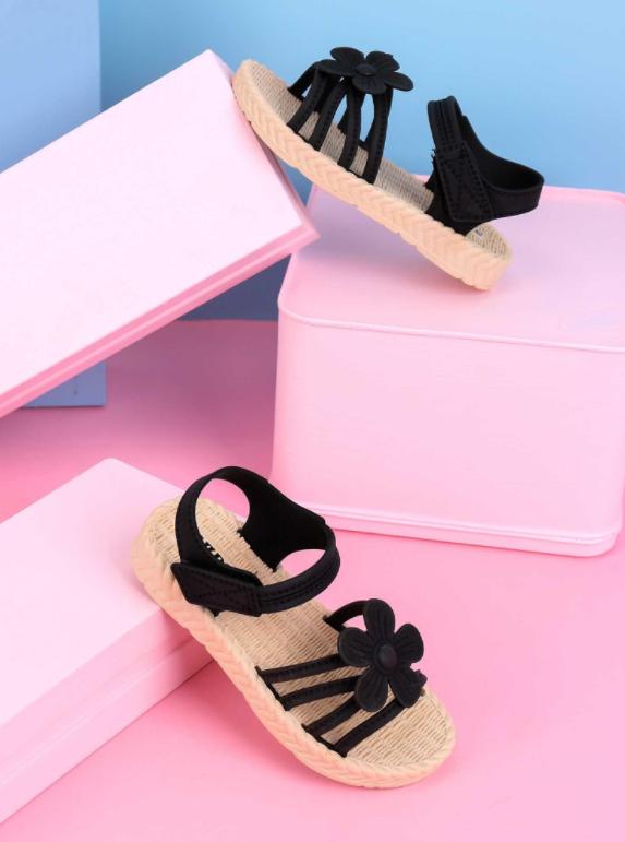 Sandal học sinh đính nơ siêu yêu