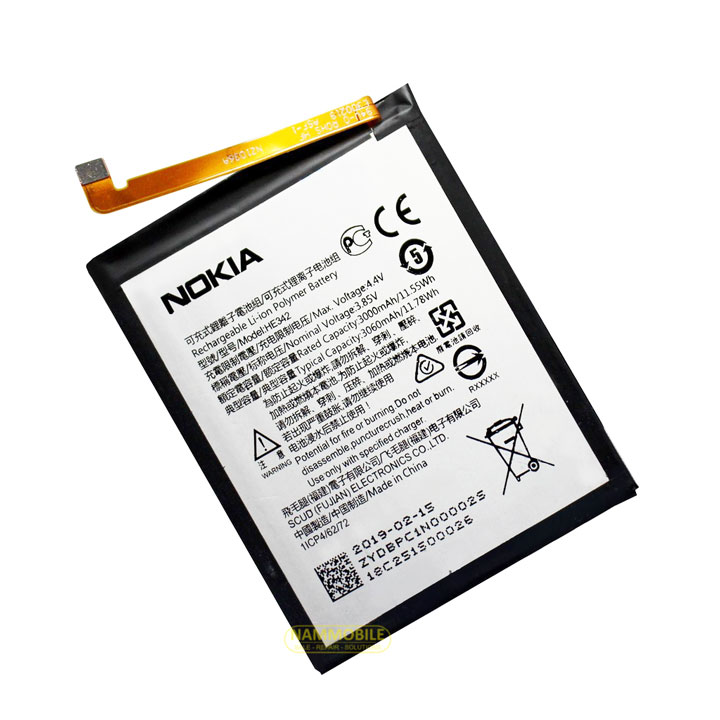Free ship pin nokia he342 nokia 6.1 / nokia 5.1 plus / nokia 6.1 plus / nokia x5 / nokia x6 / ta-1116 / ta-1099 3000mah zin