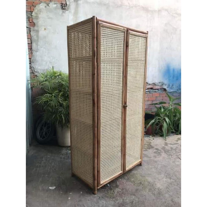 Mành mây đan mắt cáo tự nhiên khổ cao 0.6m