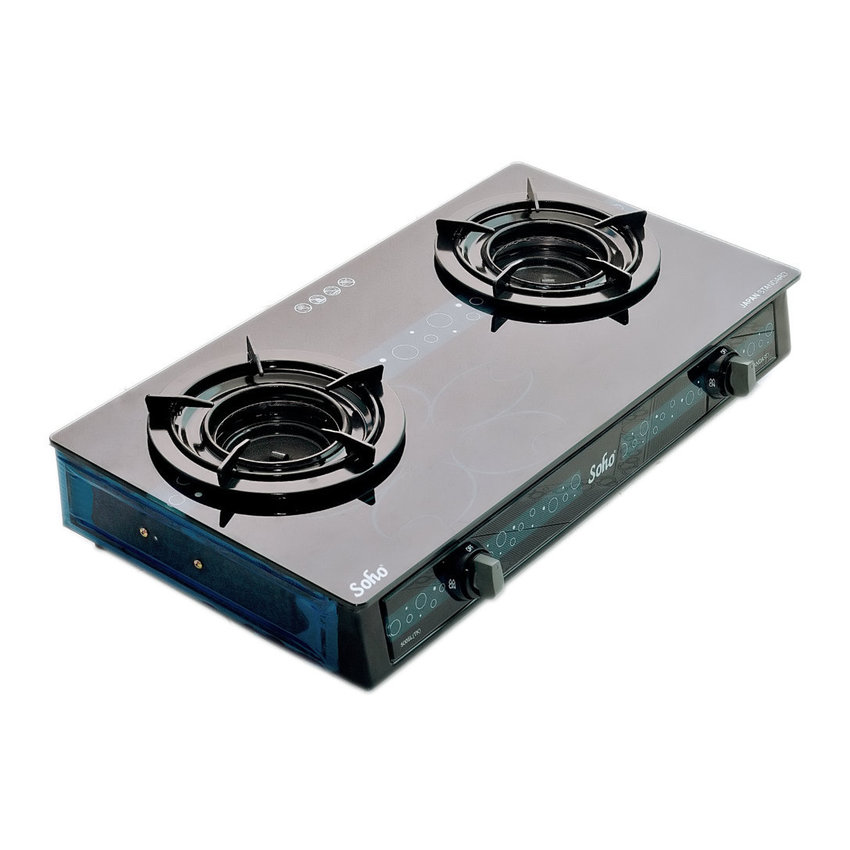 Bếp Gas Mặt Kính Soho Cao Cấp Inner Burner-500TK, Công nghệ chia lửa đốt  trong