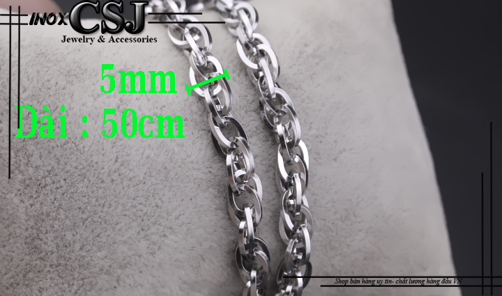 DÂY CHUYỀN NAM INOX 3 LỒNG XOẮN 5MM ĐẸP GIÁ RẺ NHƯNG CỰC CHẤT DN016